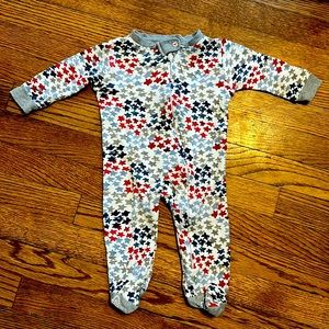 Burt’s Bees Star Organic Cotton Snug Fit Sleeper Size 3-6 Months